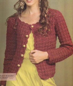 chaqueta crochet gratis