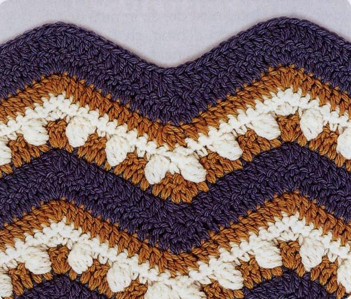 Crochet Wave Pattern Stitch
