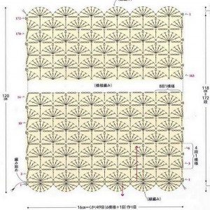 Openwork Crochet Scarf Pattern 1