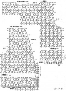 Purple Openwork Crochet Pattern Cardi 2