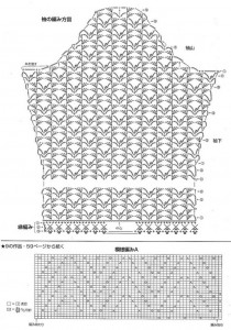 Purple Openwork Crochet Pattern Cardi 3