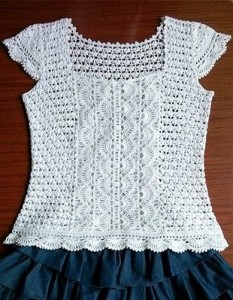 White Cotton Lace Top