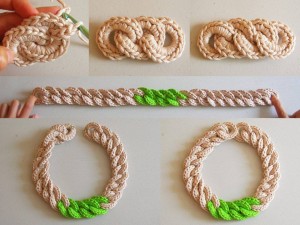 chain crochet necklace