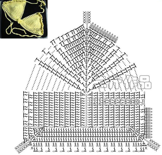 crochet-bikini-top-pattern-diagram