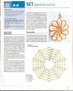 crochet flower placemat 1