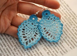crochet pineapple earrings pattern 1