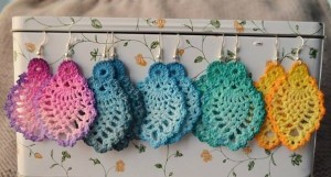 crochet pineapple earrings pattern 2