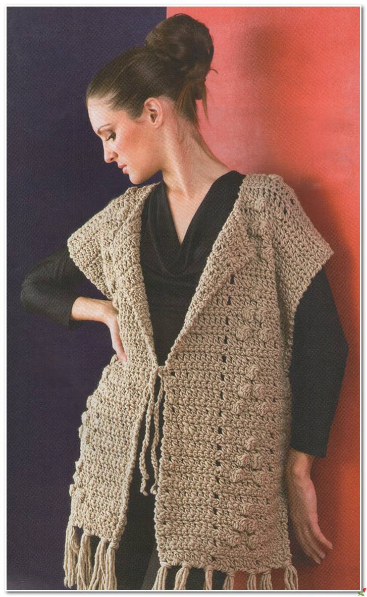 Simple Crochet Vest Pattern ⋆ Crochet Kingdom