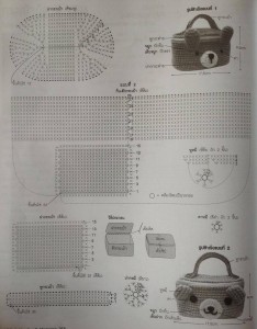 cute anmal crochet bag 1