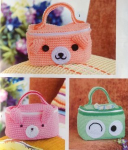 cute anmal crochet bag