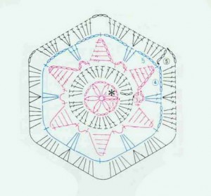 hexagonal-crochet-motif-star-1