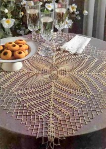 large crochet doily