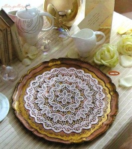 pretty circular doily