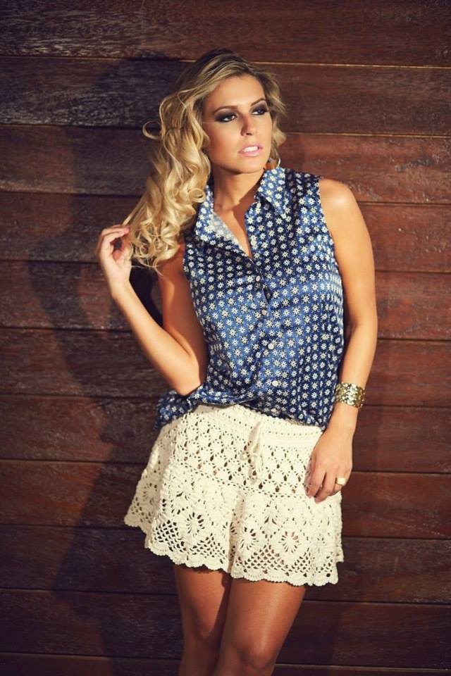 short skirt crochet lace