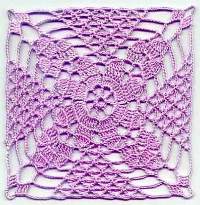 Four Free Square Crochet Motifs ⋆ Crochet Kingdom