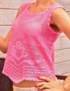 summer crochet top pattern