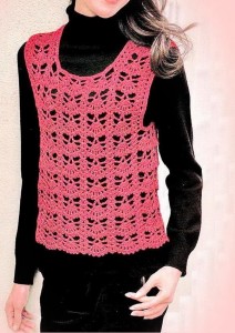 Classic One Piece Crochet Vest