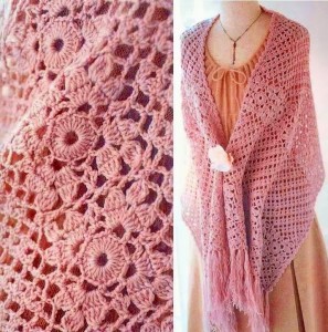 Classic Wrap-shawl crochet pattern