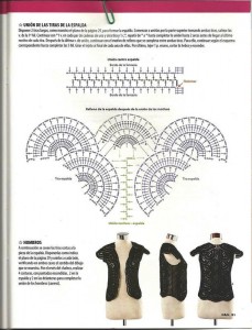 Cool Crochet Black Vest Pattern 3
