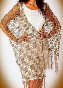 Crochet-lace-Shawl-Wrap-Free-Pattern Women