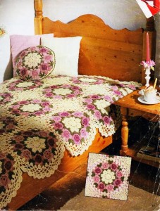 Flower Doily Blanket Crochet Blanket
