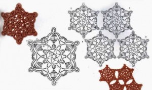 Hexagon-star-crochet-diagram