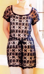 Long Circle Lace Crochet Tunic