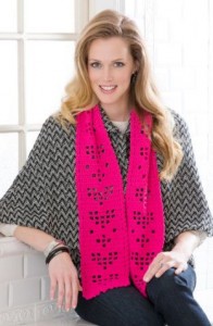 St Valentine's Crochet Scarf Pattern