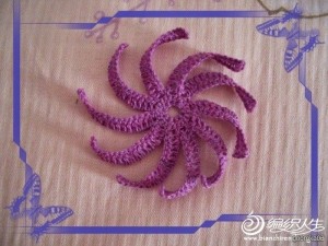 Three Layer Lace Crochet Flower 2