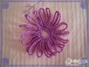 Three Layer Lace Crochet Flower 3
