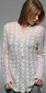 White Tunic Crochet Pattern Free