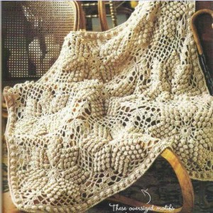 bobble star crochet blanket pattern