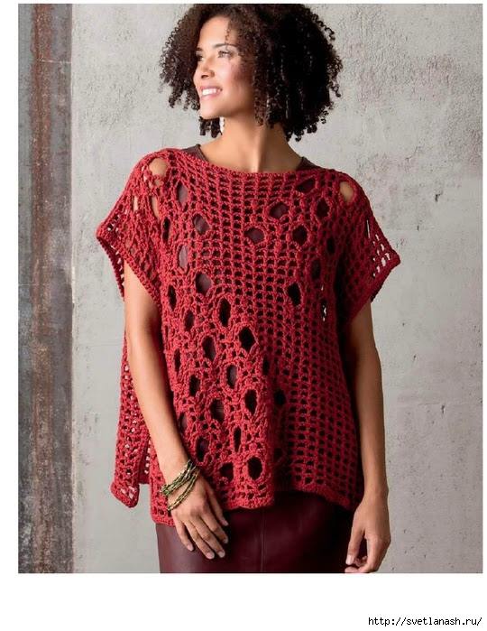 Free Crocheted Top Patterns Pictures to pin on Pinterest