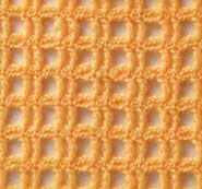 mesh stitch crochet blanket