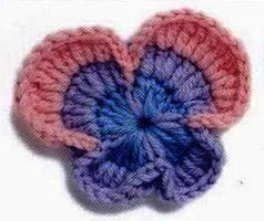 crochet-pansies