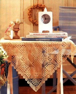 crochet tablecloth