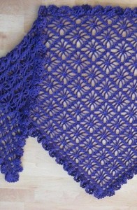 diamond shawl crochet pattern