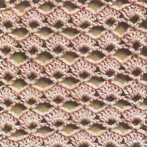 fans daimonds crochet stitch