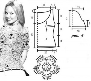 flower crochet top 1