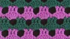 green-and-pink-crochet-stitch