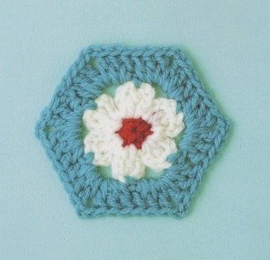 hexagon flower