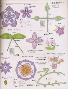 japanese crochet flowers 1