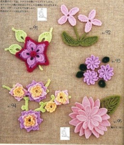 japanese crochet flowers