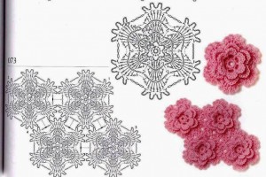pink-layered-crochet-flower-1