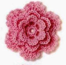 pink-layered-crochet-flower