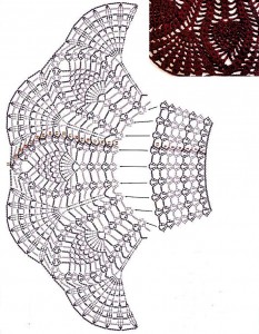 simple mesh crochet skirt pattern