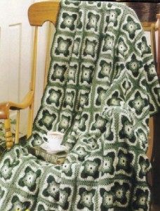 square crochet afghan