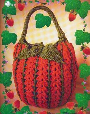 strawberry crochet bag pattern