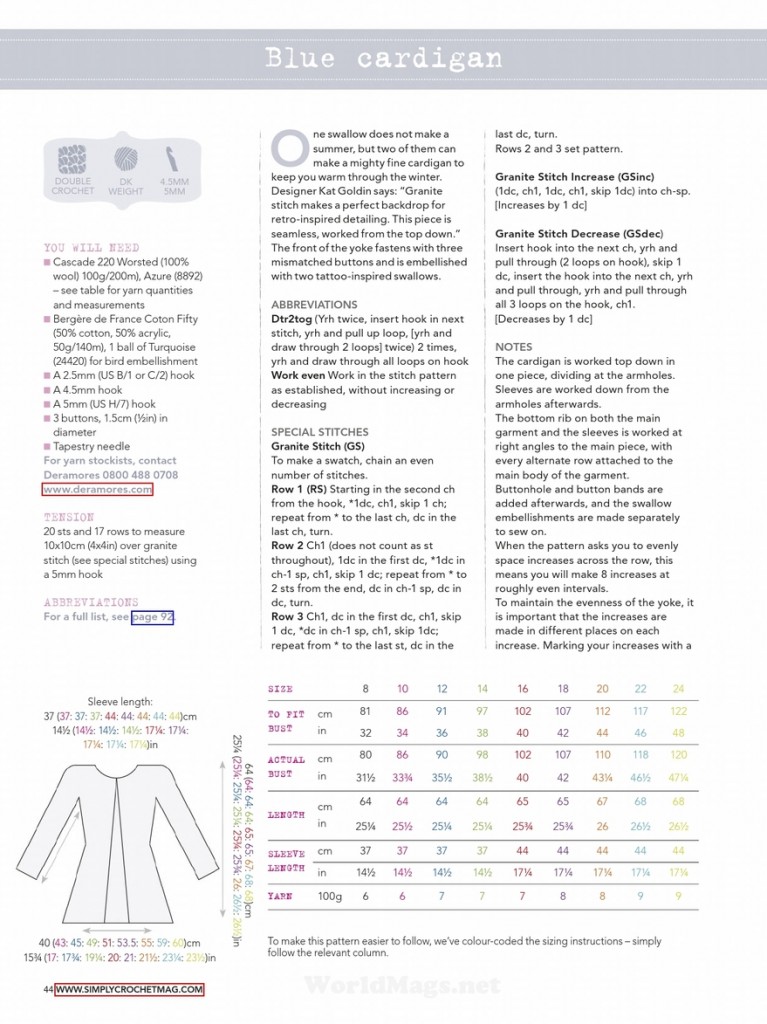 crochet cardigan pattern granite stitch 1