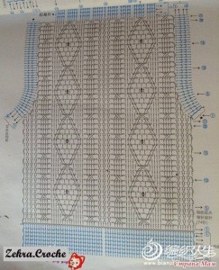 crochet childs vest pattern 3